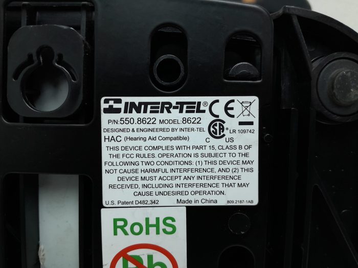 Inter-Tel 8622 Desktop Phone - Image 3