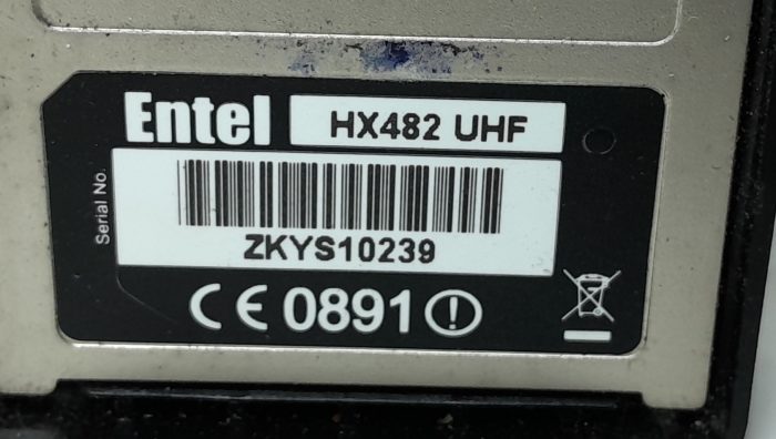 Joblot 2x Entel HX482 UHF 2 Way Radio Walkie-Talkie - Image 3