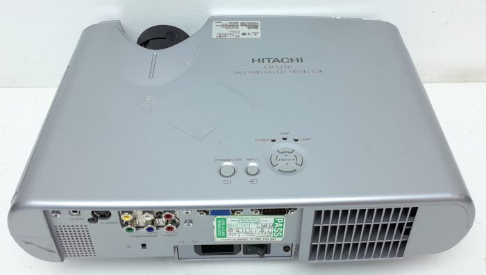 Hitachi CP-S210T VGA LCD Projector with 191 Lamp Hours Used - Image 5