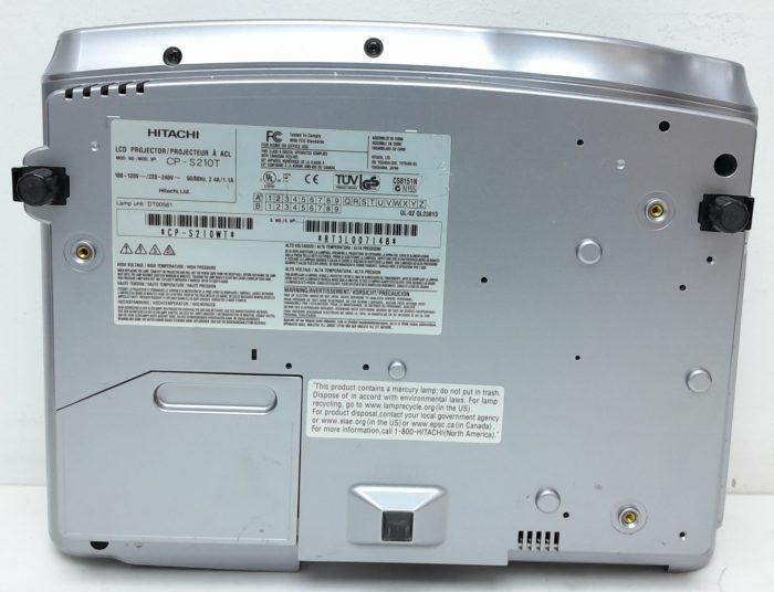 Hitachi CP-S210T VGA LCD Projector with 191 Lamp Hours Used - Image 4