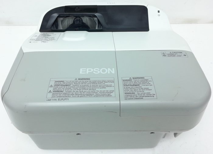 Epson EB-470 H456B HDMI VGA LCD Projector with 1833 Lamp Hours Used - Image 5