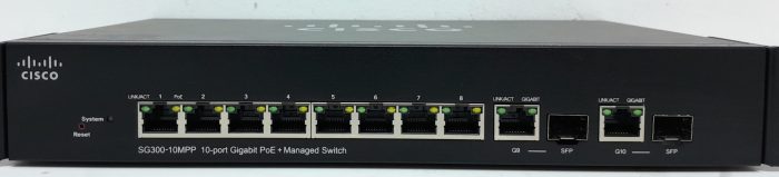 Cisco SG300-10MPP 10-Port Gigabit PoE+ Managed Switch - Image 6