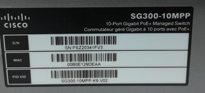 Cisco SG300-10MPP 10-Port Gigabit PoE+ Managed Switch - Image 3