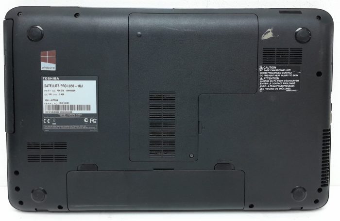 Toshiba Satellite Pro L850-1UJ - i3-3120M 2.5GHz - 4GB Ram - 15.6" - 500GB HDD - Windows 10 Home - Image 4