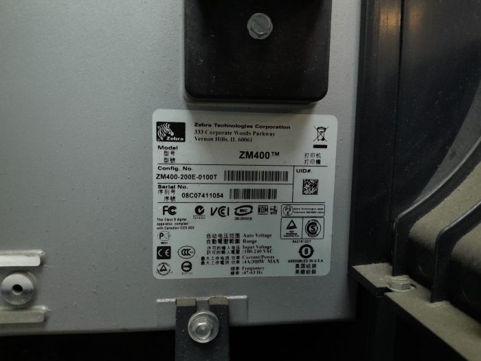 Zebra ZM400 Thermal Label Printer - Image 3