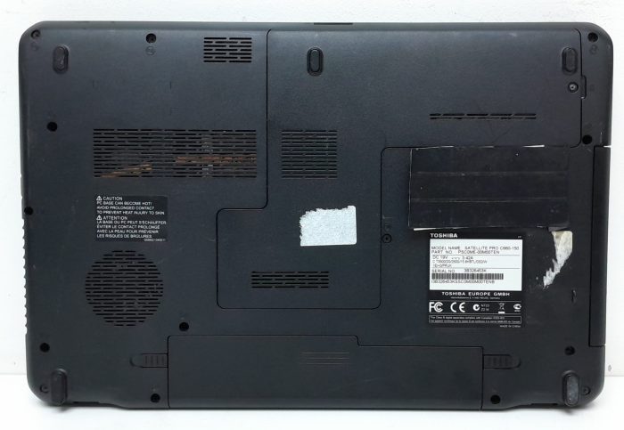 Toshiba Satellite Pro C660D-150 - Celeron T3500 2.1GHz - 2GB Ram - 15.6" - 250GB HDD - Windows 10 Pro - Image 4