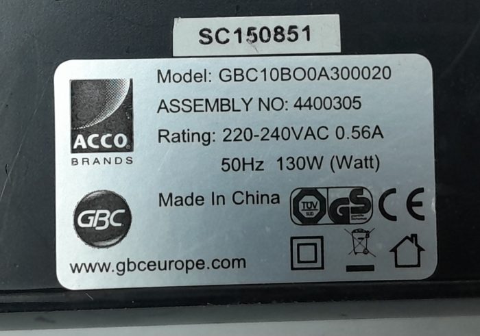 GBC GBC10BO0A300020 Laminator - Image 3