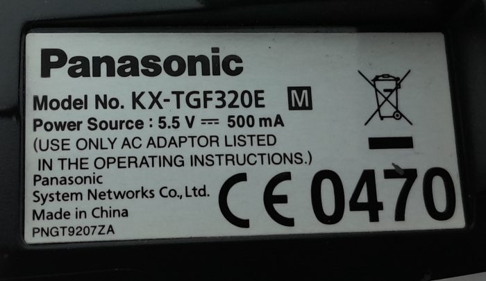 Panasonic KX-TGF320E Desktop Phone - Image 3