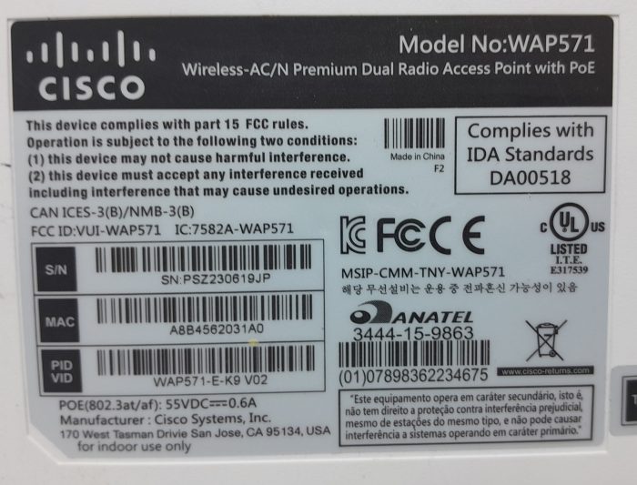 Cisco WAP571 Wireless-AC/N Premium Dual Radio Access Point with PoE - Image 3
