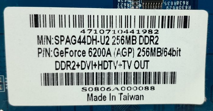 HT GeForce 6200A SPAG44 Graphics Card - Image 3