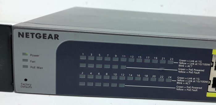 Netgear ProSafe JGS524PE 24-Port Switch with PoE+ - Image 6
