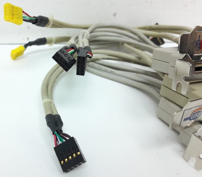Joblot 4x USB 2.0 4-Port Backplate Motherboard 5-Pin Extender - Image 4