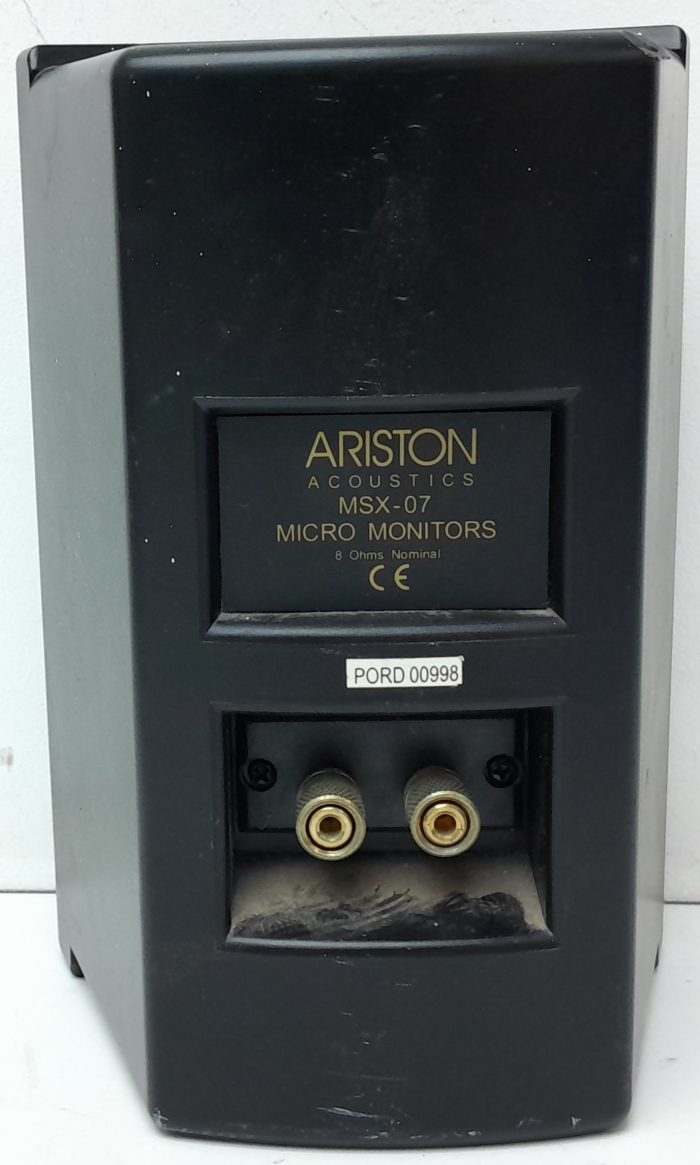 2x Ariston Acoustics MSX-07 Micro Monitors Side Speakers - Image 4