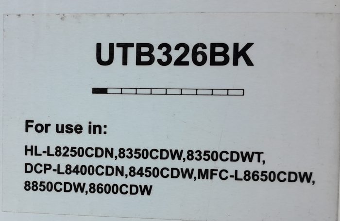 UTB326BK Black Toner Cartridge - Image 3