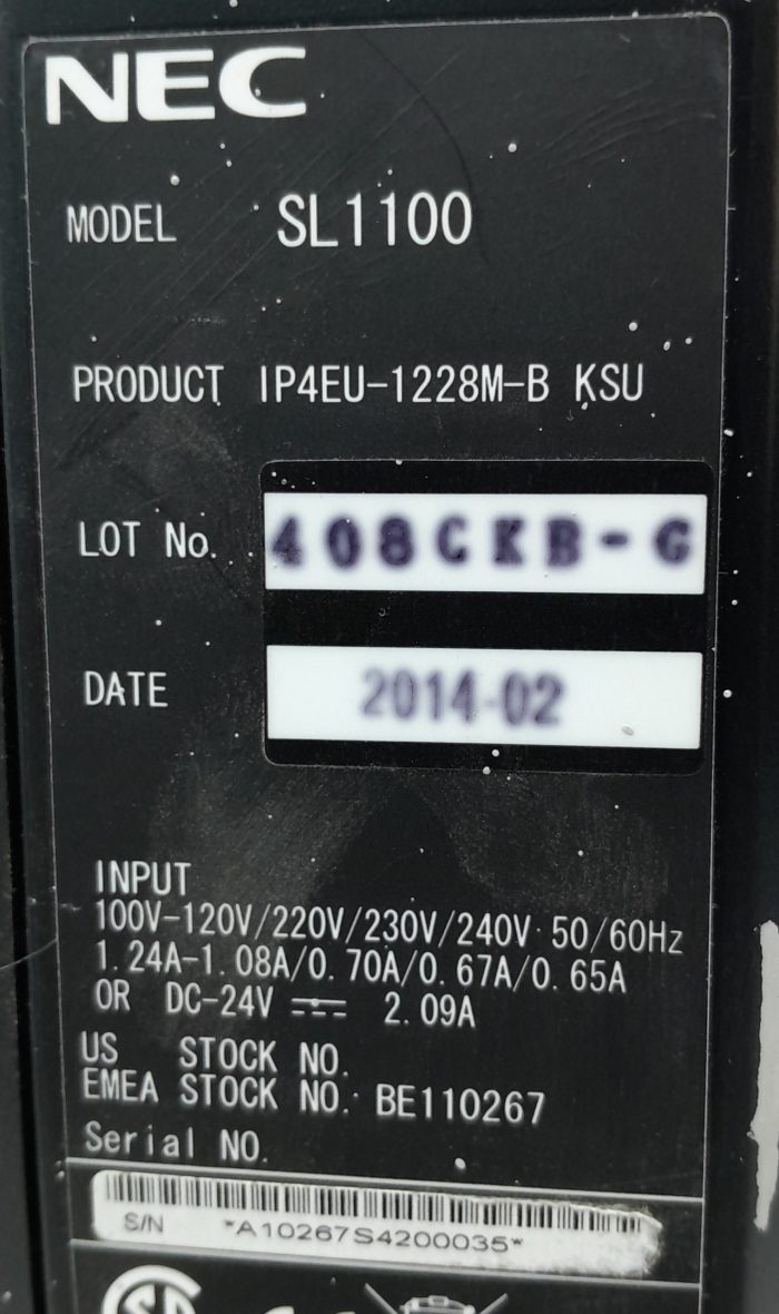 Nec SL1100 Telephone System - Image 3