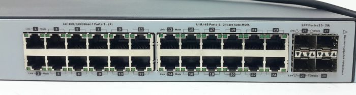 HP 2530-24G J9776A 24 Port Gigabit Network Switch With 4 SFP Ports - Image 5