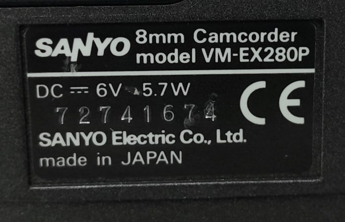 Sanyo VM-EX280P 8mm Camcorder - Image 4