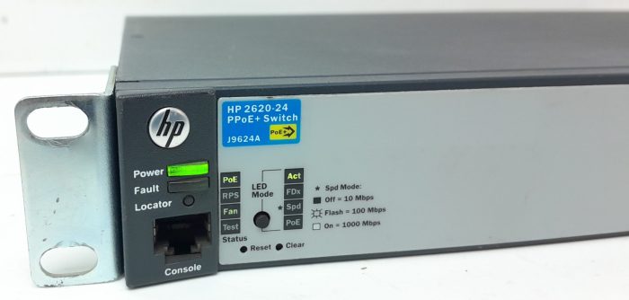 HP 2620-24 J9624A 24 Port PoE+ Managed Network Switch - Image 6