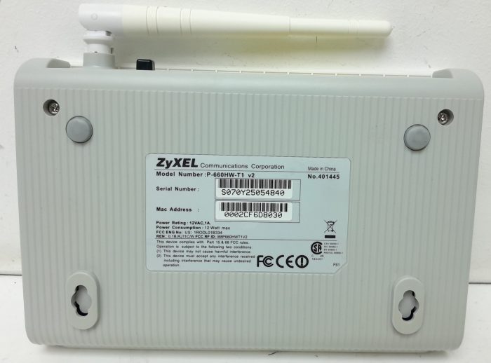 ZyXEL P-660HW-T1 v2 Wireless Router - Image 3