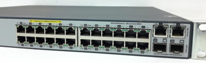 HP 2620-24 PoE+ J9625A 24-Port PoE+ Switch with 2 SFP Ports - Image 5