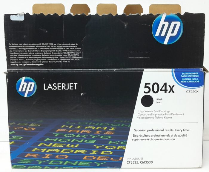 HP LaserJet 504x CE250X Black Laser Toner Cartridge - Image 2