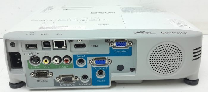 Epson H692B EB-X27 HDMI VGA LCD Projector with 2920 Lamp Hours Used - Image 4