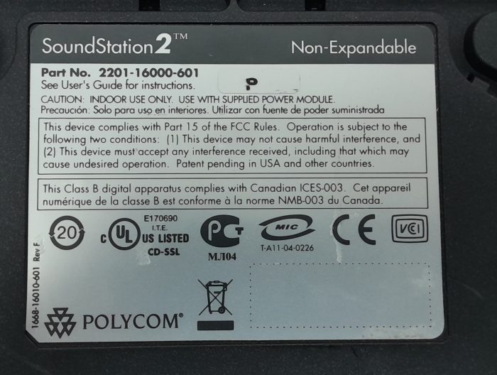 Polycom SoundStation2 Conference Speakerphone - Image 3