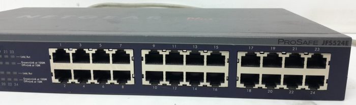 Netgear JFS524E ProSafe Plus 24-Port 10/100 Unmanaged Network Switch - Image 5