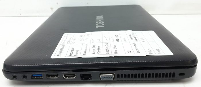 Toshiba Satellite Pro C850-1K4 - i3-3120M 2.5GHz - 4GB RAM - 15.6" - 120GB SSD - Windows 10 Pro - Image 5