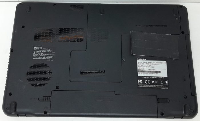 Toshiba Satellite Pro C660D-185 - AMD E-350 1.6GHz - 4GB Ram - 15.6" - 320GB HDD - Windows 10 Pro - Image 4