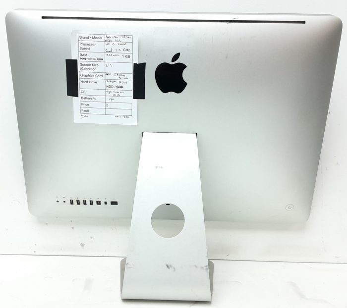 Apple iMac A1311 - Intel i5-2400S Quad 2.5GHz - 8GB RAM - 21.5" - AMD 6750M 512MB - 500GB HDD - 10.13 High Sierra(Mid 2011) - Image 4