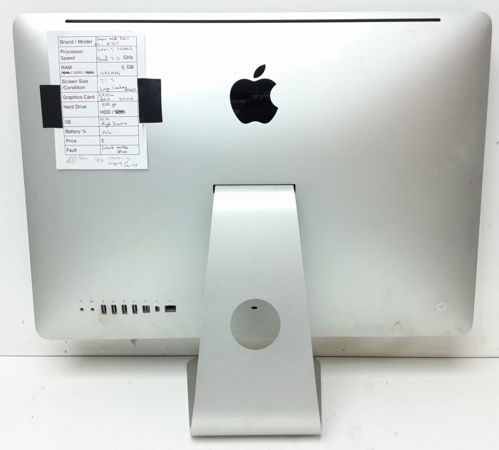 Apple iMac A1311 - Intel i5-2400S Quad 2.5GHz - 8GB RAM - 21.5" - AMD 6750M 512MB - 500GB HDD - 10.13 High Sierra(Mid 2011) - Image 3