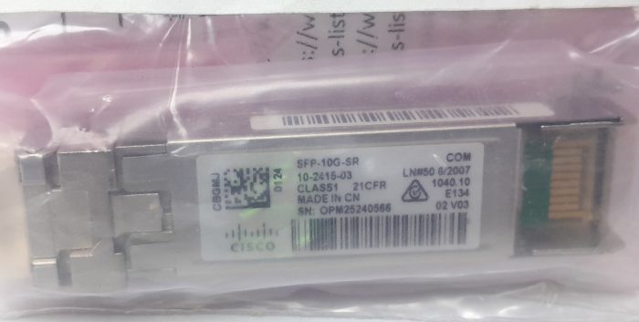 Cisco SFP-10G-SR 10GBASE-SR SFP Module - Image 3