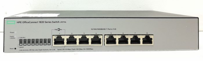 HP OfficeConnect 1820 Series J9979A 8-Port Switch - Image 2