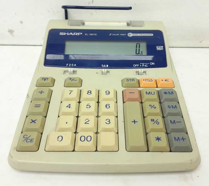 Sharp EL-1801E Electronic Calculator - Image 2