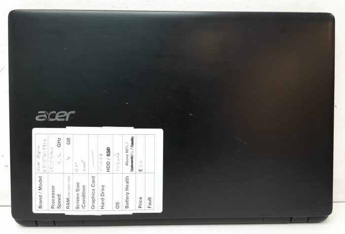 Acer Aspire E5-571/E5-531 Series Z5WAH - i5-5200U 2.2GHz - 4GB Ram - 15.6" - 500GB HDD - Windows 10 Home - Image 3