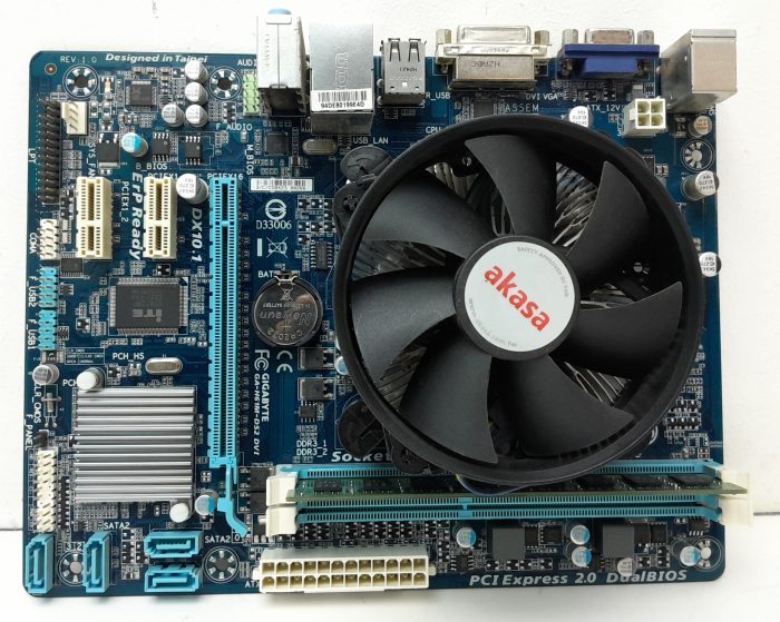 Gigabyte GA-H61M-DS2 - i5-3330 3.0GHz - DDR3 - 4GB Ram - Motherboard With Heat Sink - Image 2