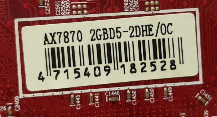 HD7870 LF R17FC AX7870 2GBD5-2DHE/0C Graphics card - Image 3