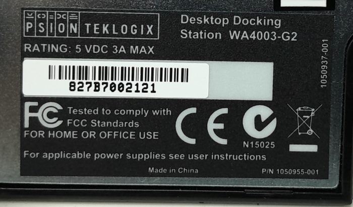 Psion Teklogix WA4003-G2 Desktop Docking Station - Image 3