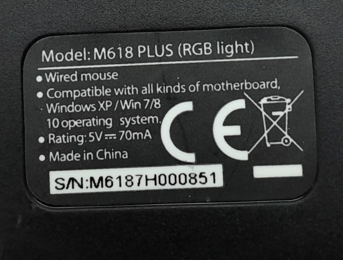 Delux M618 PLUS USB Wired Mouse with RGB Light - Image 3