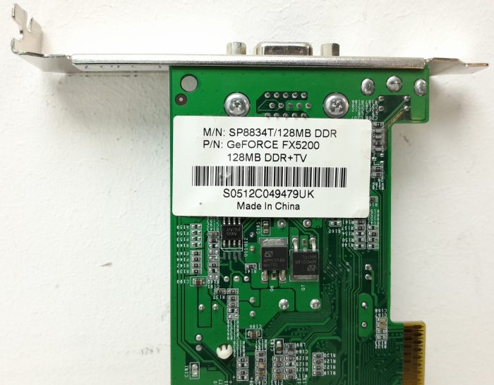 Elixir GeForce FX5200 128MB DDR+TV & VGA Graphics card - Image 3