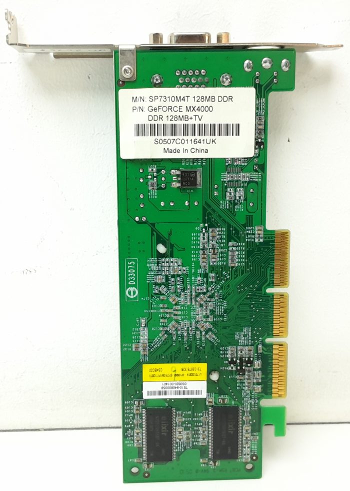 GeFORCE MX4000 DDR 128MB+TV VGA & TV Graphics Card - Image 4