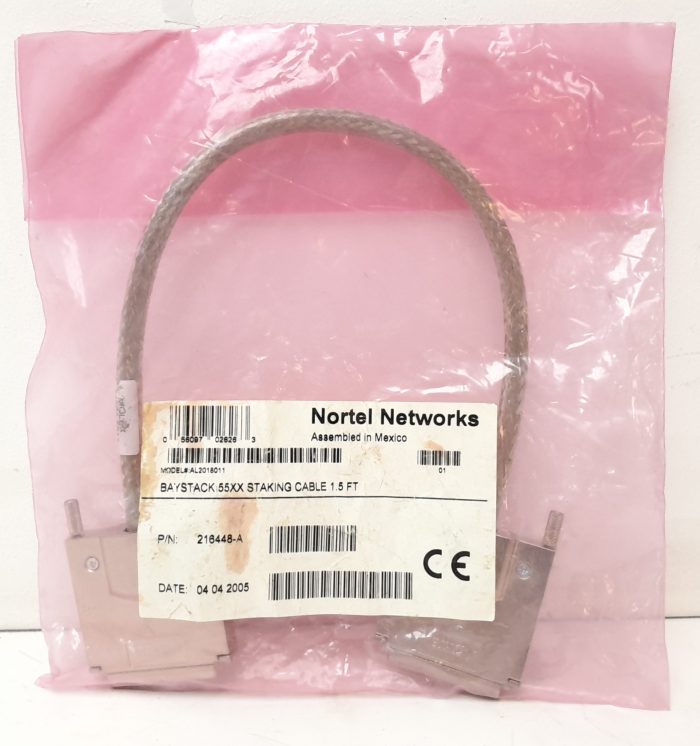 Nortel Amphenol AL2018011-E6 Baystack 55XX Stacking Cable 1.5 FT (EUED) - Image 2