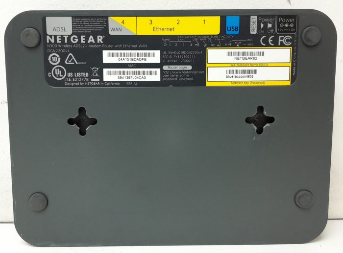 Netgear DGN2200v4 N300 Wireless ADSL2+ Modem Router With Ethernet WAN - Image 5