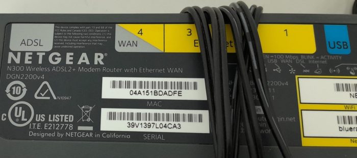 Netgear DGN2200v4 N300 Wireless ADSL2+ Modem Router With Ethernet WAN - Image 3