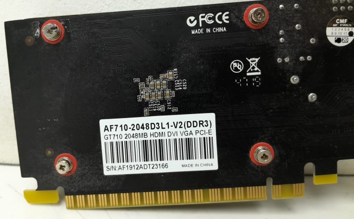 Afox AF710-2048D3L1-V2(DDR3) GT710 2048MB HDMI DVI VGA PCI-E Card - Image 3