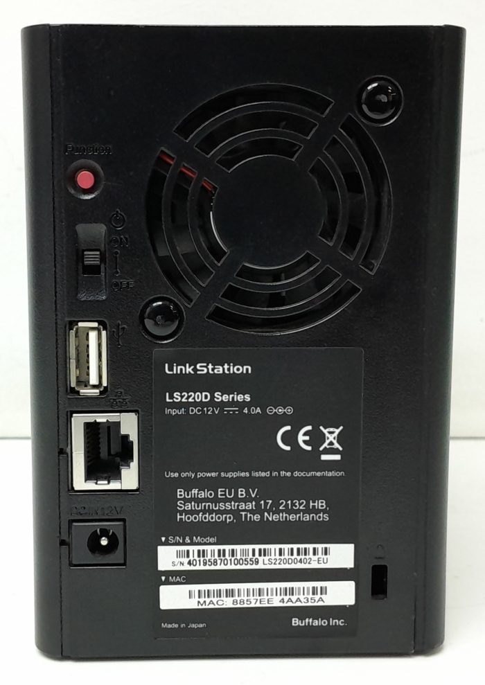 Buffalo Linkstation LS220D Series Hard Drive NAS Storage System - Image 4
