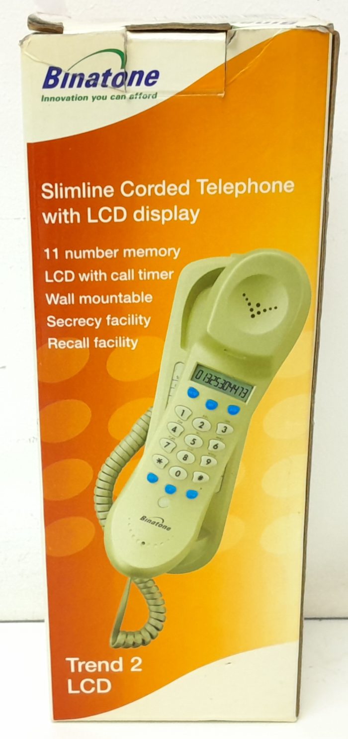 Binatone Trend 2 LCD 0121 2 Piece Telephone With LCD Display - Image 2