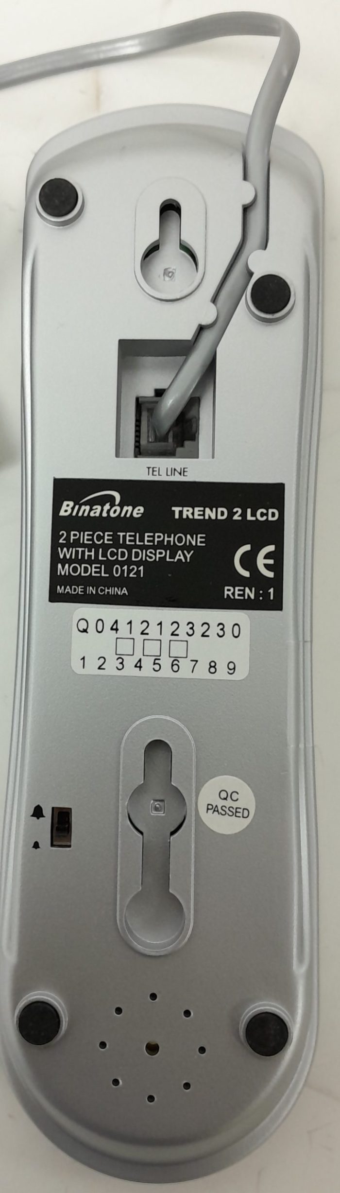 Binatone Trend 2 LCD 0121 2 Piece Telephone With LCD Display - Image 3