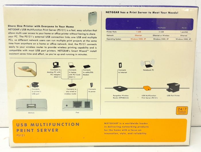 Netgear PS121 v2 USB Multifunctional Print Server - Image 4
